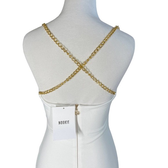 Nookie Estella Mini Dress in White NWT Size Small - Picture 7 of 8